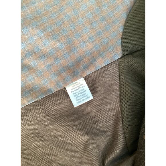 NWT Joseph Abboud Men's Classic Fit Elbow Patch Blazer Sport Coat Brown Size 2X - Picture 10 of 15